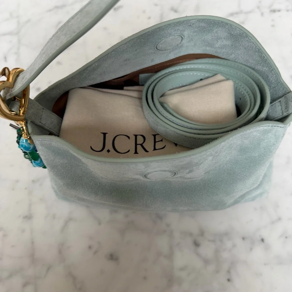 J. Crew Berkeley Suede Shoulder and Crossbody Bag - NEW - Picture 16 of 16